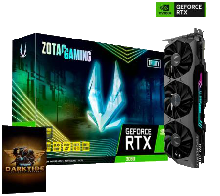 Placa de Video Zotac GeForce RTX 3090 24GB GDDR6X